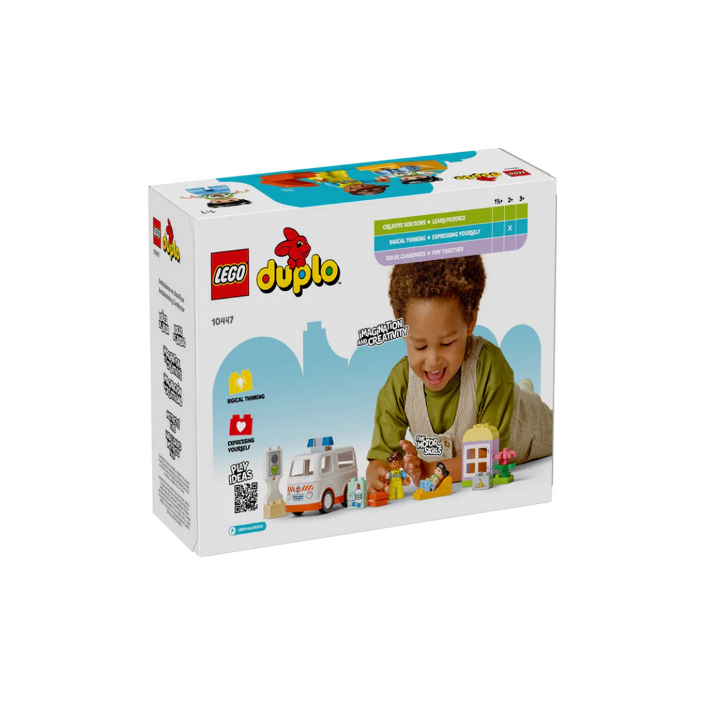 Lego 10447 Duplo Ambulance & Driver (19 Pieces)