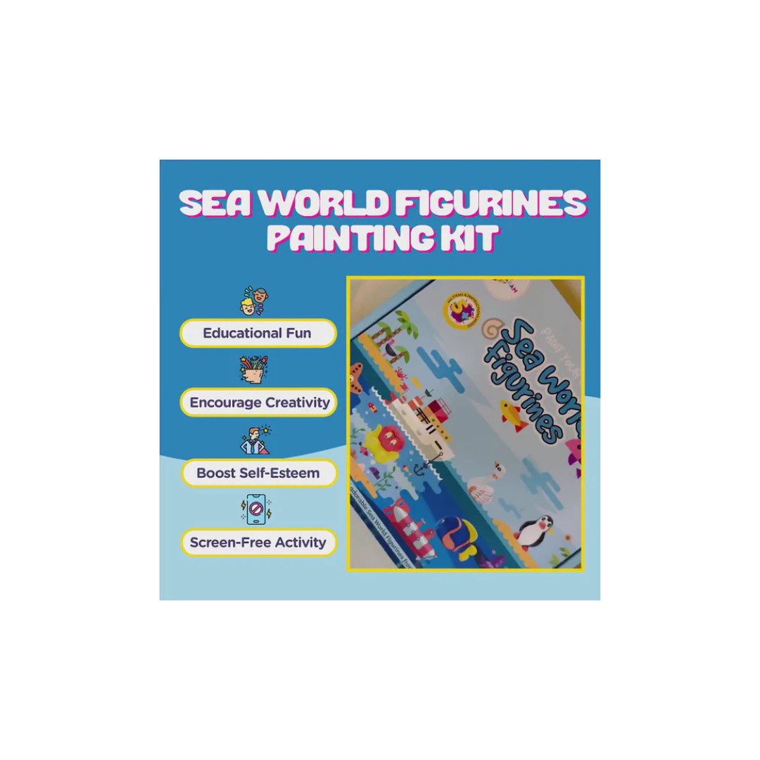 Kalakaram Sea World Figurines Painting Kit