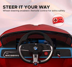 EMotorad Formula Fun Battery Oprated BMW i4 Ride-On Car, Red