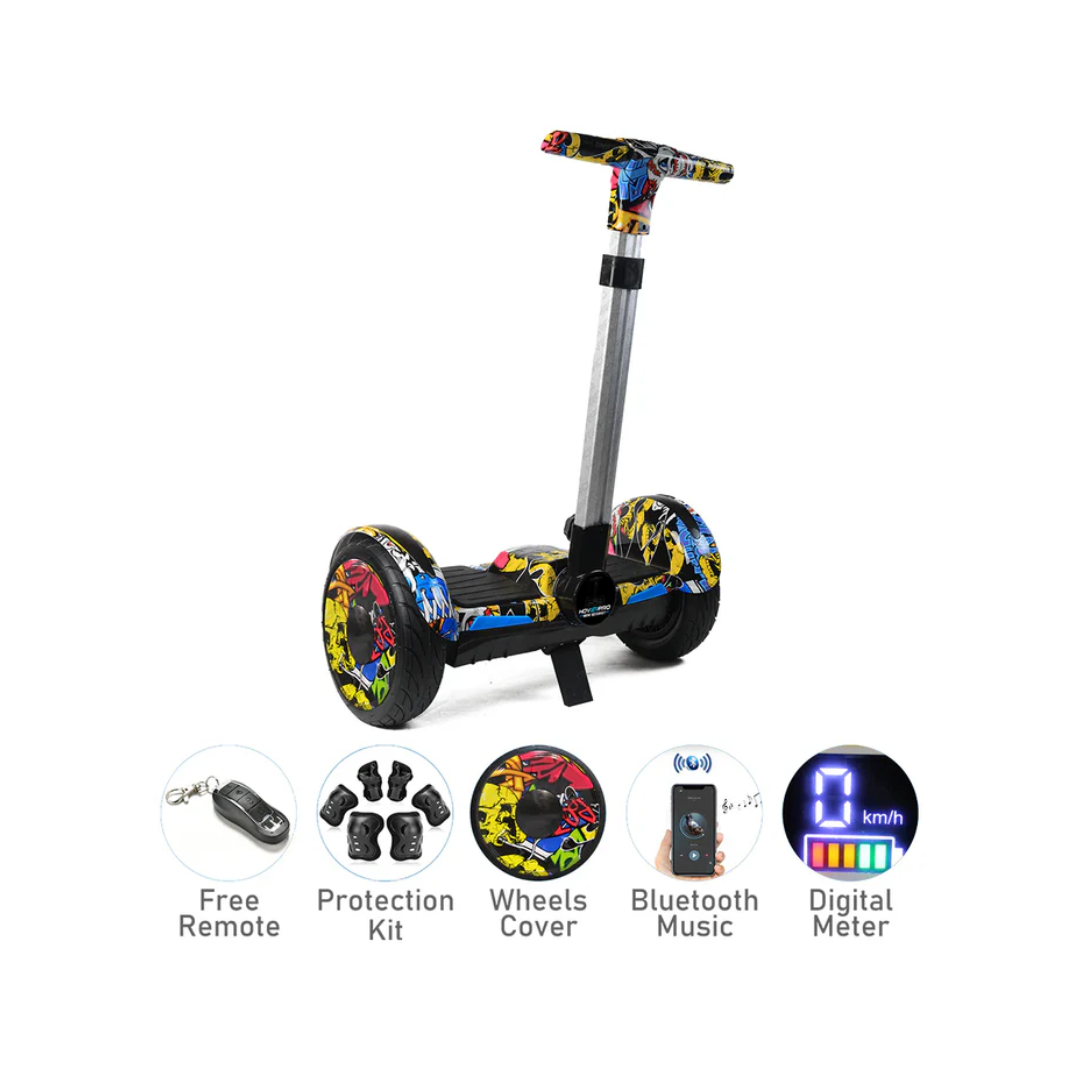 Hoverpro S11+ Miniseg Skullcandy with Handle Hoverboard