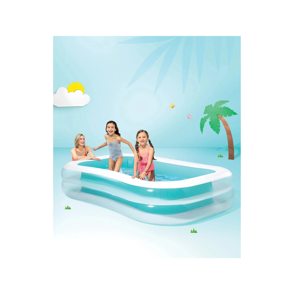 Intex 56483 Snapset Kids Swimming Pool – 8 ft × 18 in (244 × 46 cm) Ocean Theme