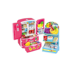 Rainbow Toys Shopping Pretend Play Kitchen Refrigerator Fridge Toys Double Door