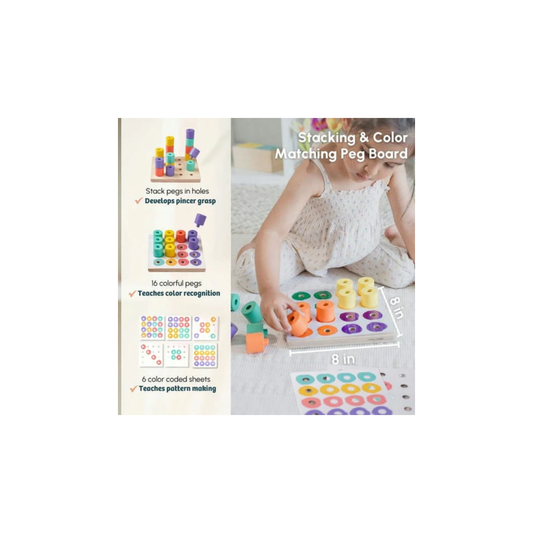 Curious Cub Montessori Learning Wooden Toys Level -9 19 months+