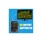 Sameo Handheld Video Game Console, Dreamboy Retro Mini Game with 500 Classic Retro Game TV Compatible for Kids, Rechargeable 8 Bit Classic (Ice Crystal)