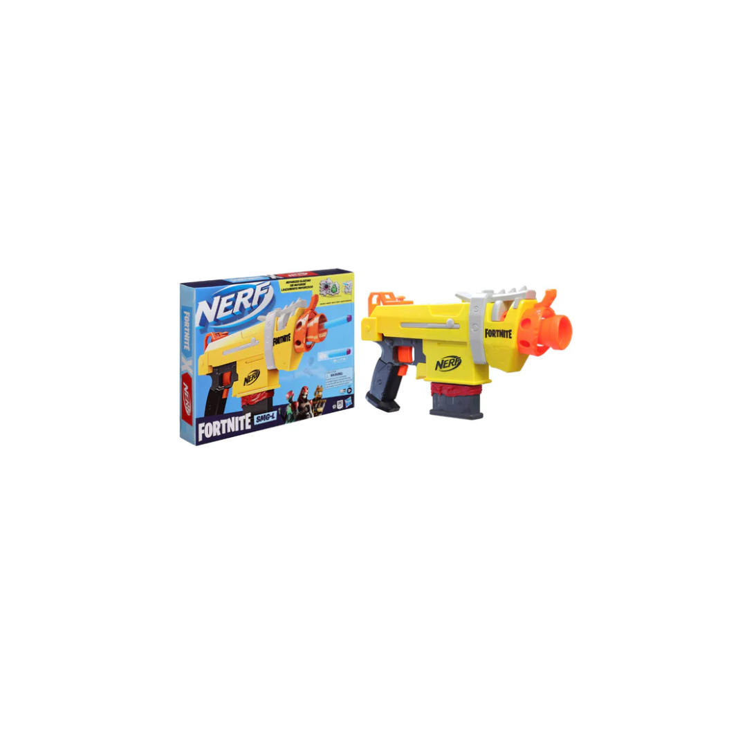 Hasbro Nerf Fortnite SMG-L Motorized Dart Blaster - Includes 3 Targets