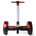 Hoverpro Bluetooth Self-Balancing Scooter with Handle Bar – Red & Black Graphic Design S11+ Miniseg Redfire with Handle Hoverboard