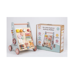 Wooden Baby Walker & Activity Centre - 5-in-1 Educational Push Toy for Toddlers (18+ Months)