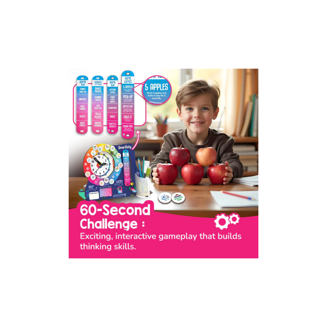 Smartivity DIY Interactive Clock with Stationary Organiser