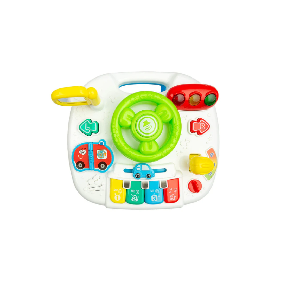 Open Ended 2-in-1 Baby Activity Table – Musical Learning Toy with Lights & Sounds