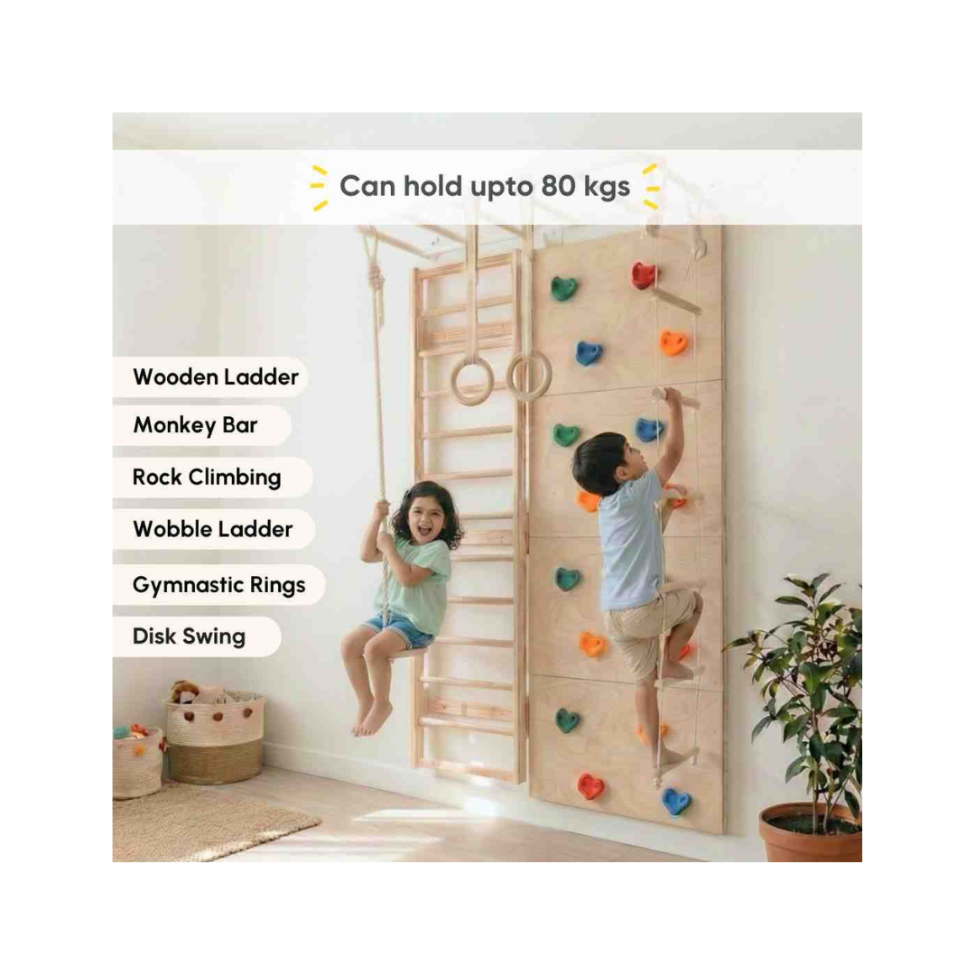 Curious Cub Space Saver Jungle Gym 3 (9 Feet )