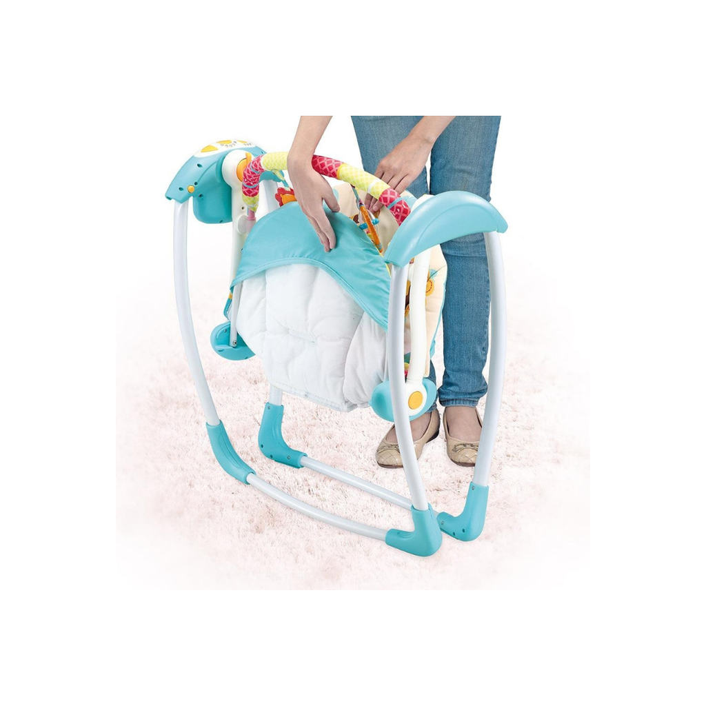 Mastela Deluxe Portable Swing Aqua