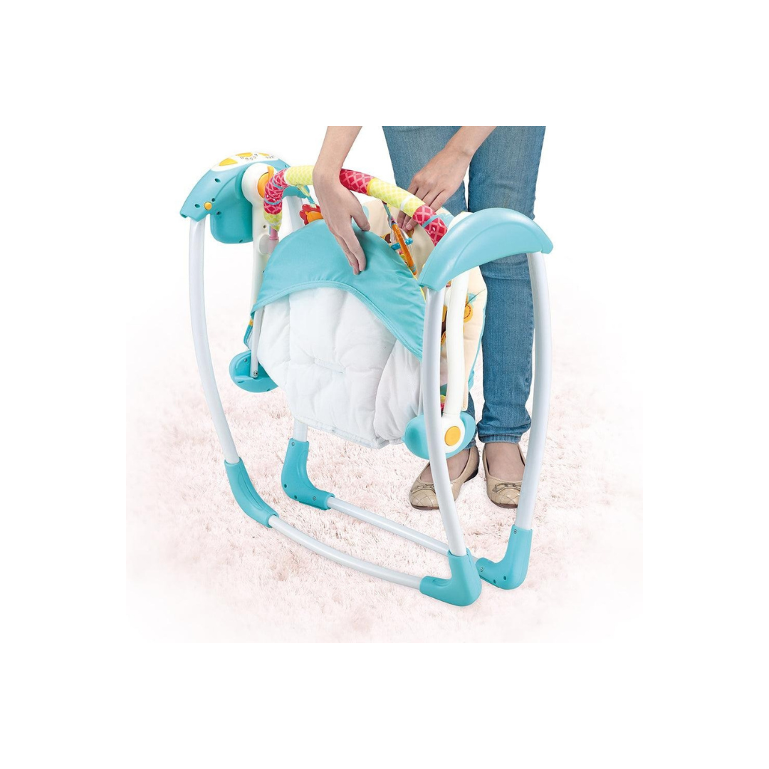 Mastela Deluxe Portable Swing Aqua