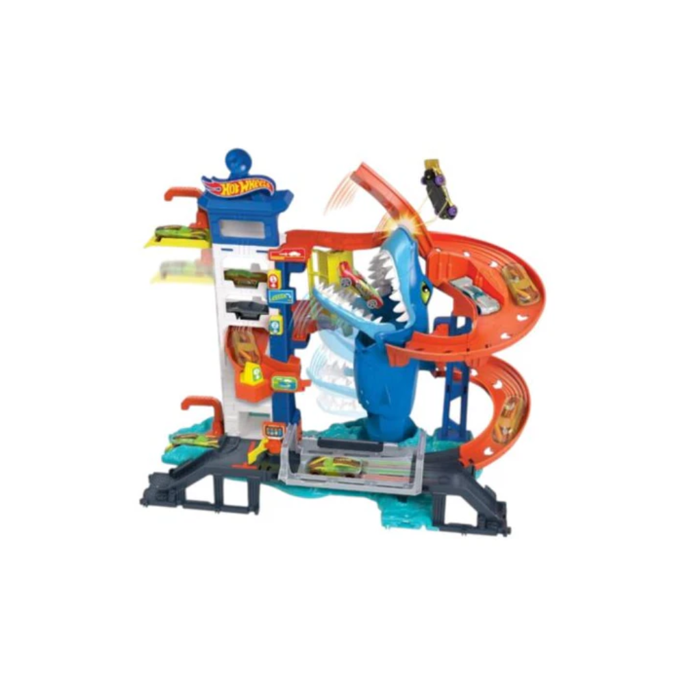 Mattel Hot Wheels Attacking Shark Escape Track Play Set