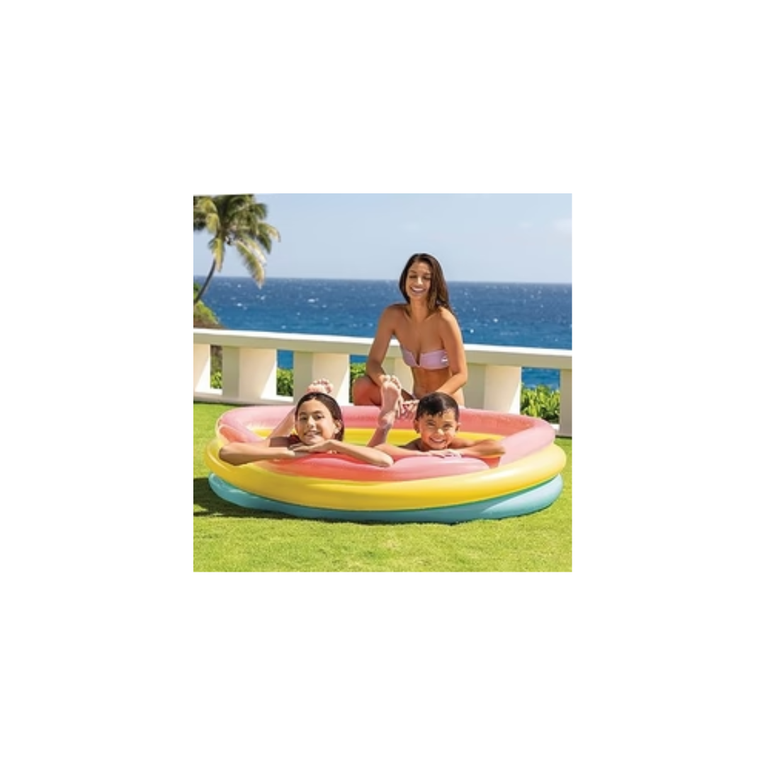 Intex - 57422 Sunset Glow Baby Pool (Multicolor)