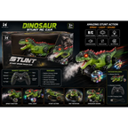 Dinosaur Stunt Remote Control Car with Spray, Light & Sound for Kids