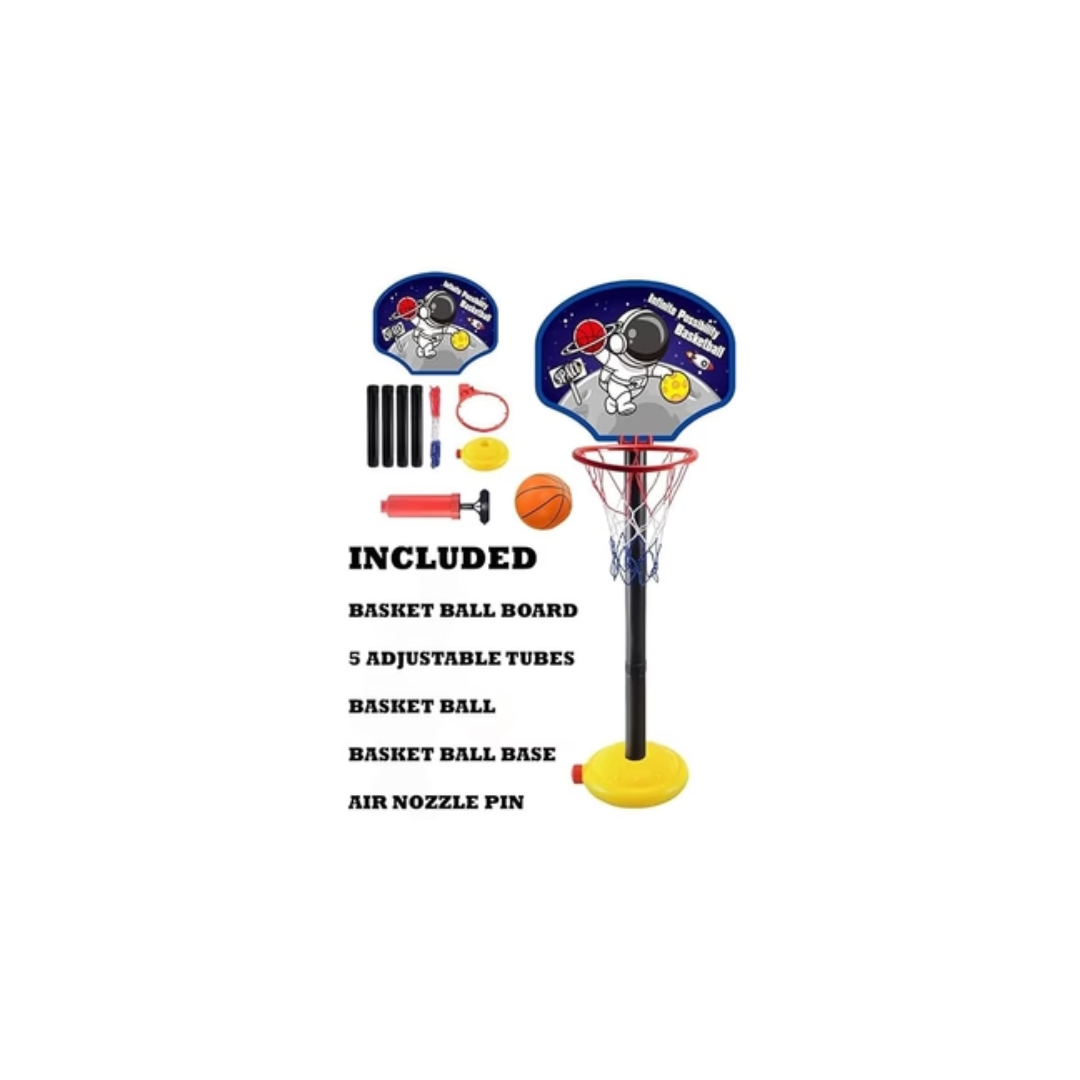 Kats Space Basket Ball Set Height Adjustable Shooting Champ Basketball Set