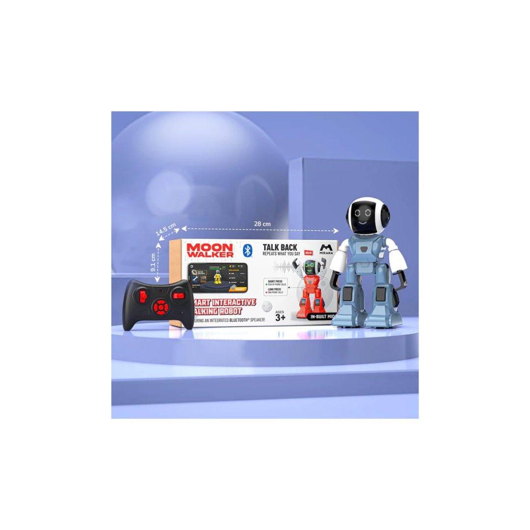 Mirana Moonwalker Smart Interactive Walking & Talking Robot Grey