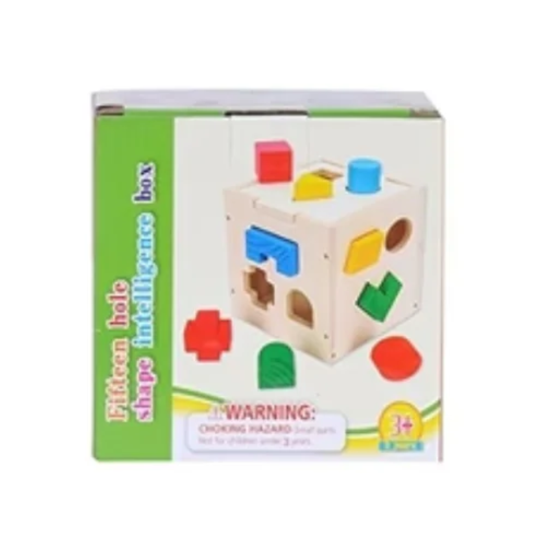 Rainbow Toys  15 Hole Shape Intelligence Box for Kids
