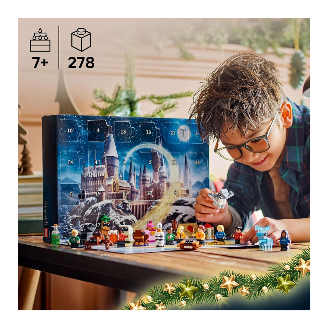 LEGO Harry Potter Advent Calendar 2025 76456 – 278 Pieces | Christmas Gift Set for Kids Ages 7+