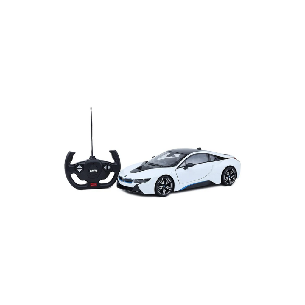 Rastar Bmw I8 Car Toy With Remote Control Scale 1:14 - White