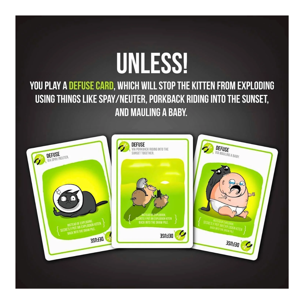 Exploding Kittens NSFW Deck Adult Party Card Game (Ages 18+ / 2-5 Players)