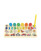 Baoli Science Logic Board Wooden Puzzle Educational Montessori Learning Board Numbers, Animals, Vehicles & Shapes