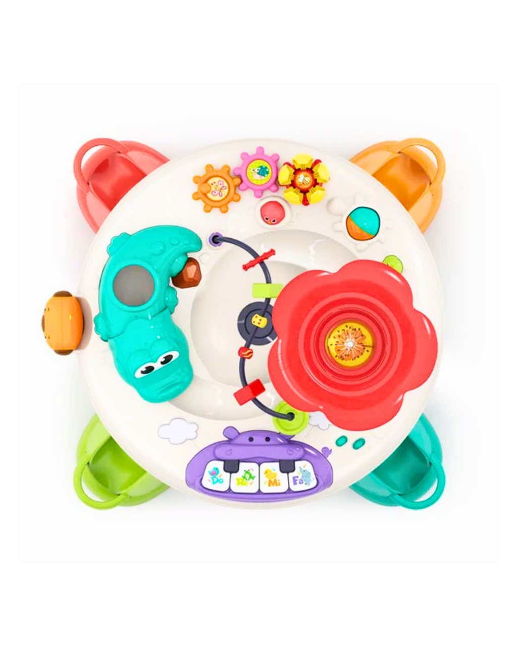 Hola Learn & Discover Activity Table Interactive Baby Learning Table 9 Discovery Games 3 Ball Games  12–36 Months