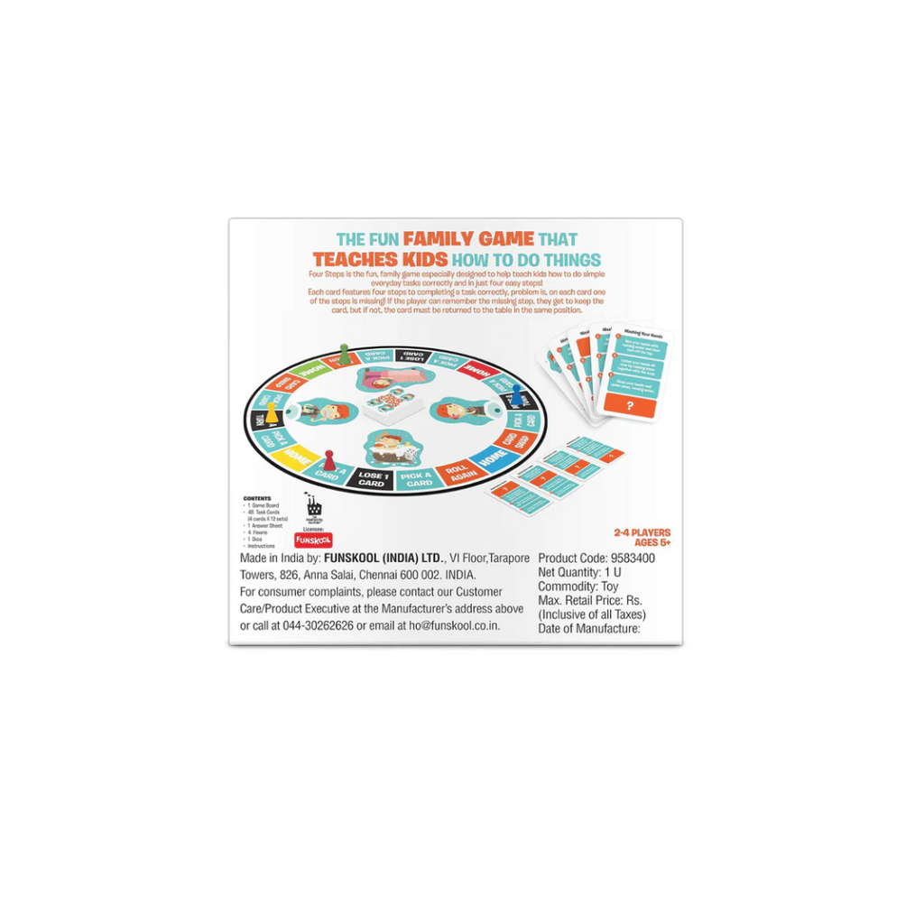 Funskool Four Steps-A Simple Game