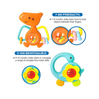 Hola Dinosaur Rattles 5 Piece Baby Rattle & Teether Gift Set