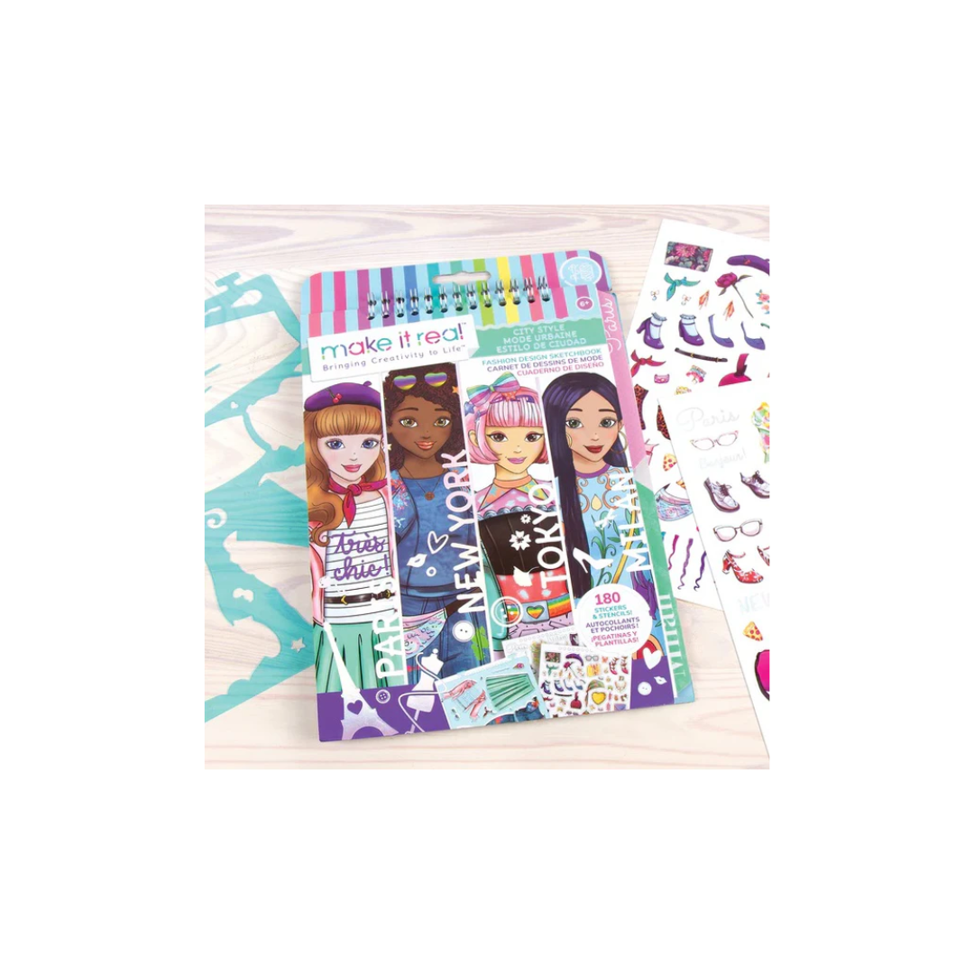 Make It Real- Fashion Design Sketchbook: City Style