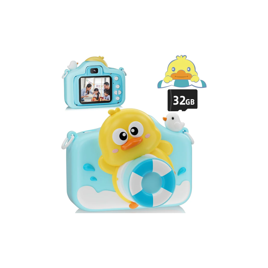 Rainbow Toys 1080p Cartoon Duck Mini HD Digital Camera Kids