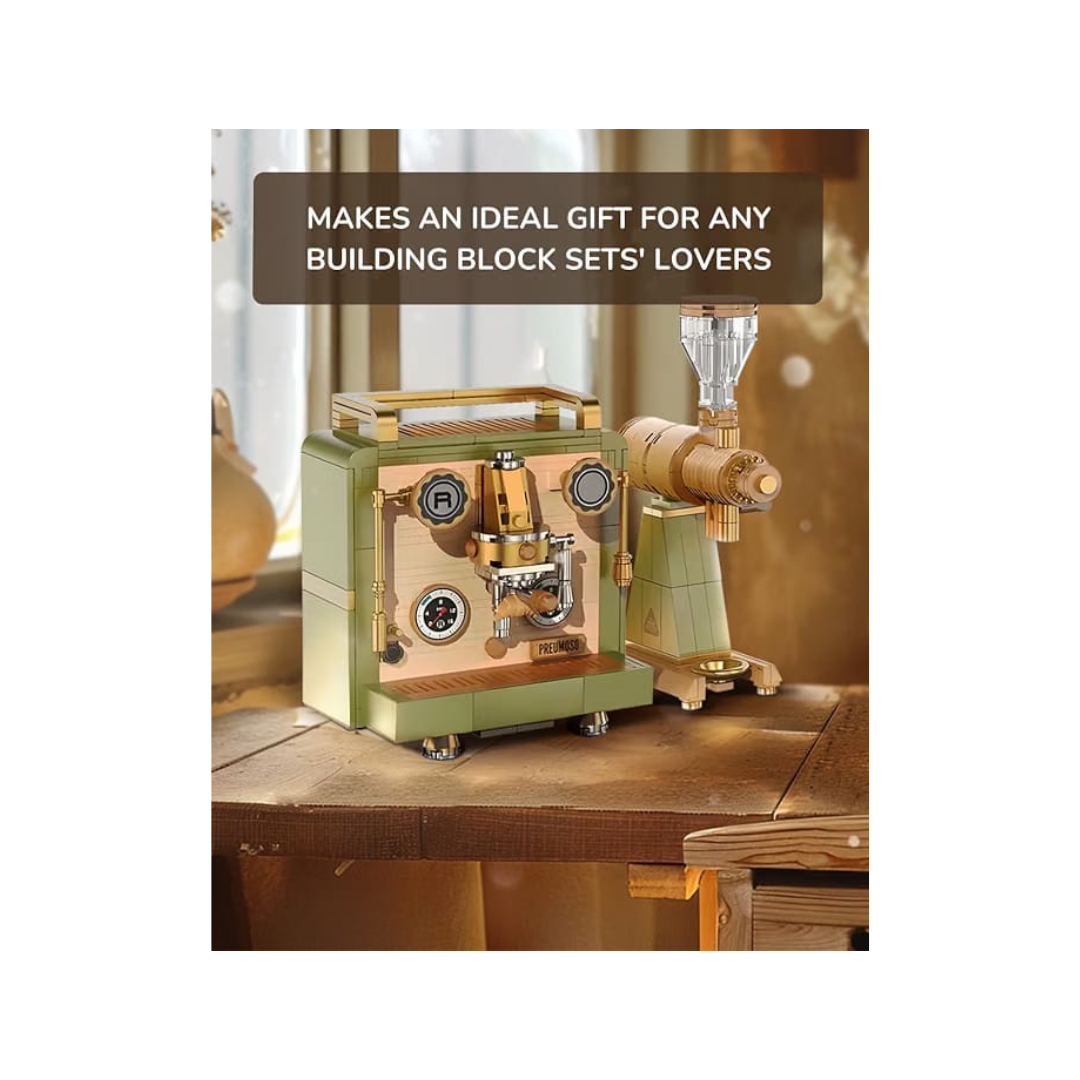 Block Coffee Machine Building Set