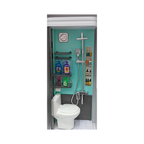 Lumo Bathroom Playset Home Toilet, Shower & Washing Machine with Light & Sound Pretend Play Set with Accessories