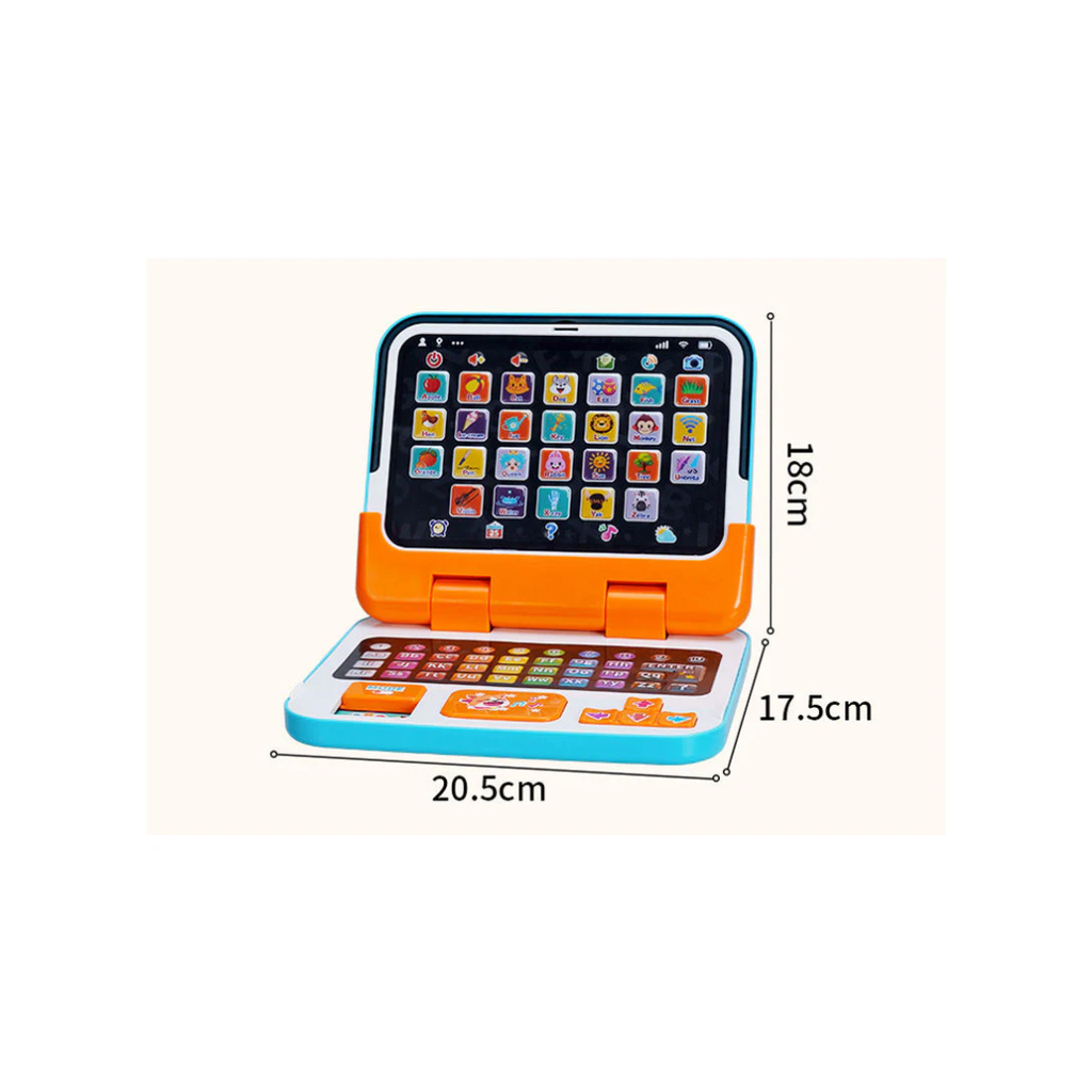 FiveStar 2 in 1 Tablet & Laptop Educational Toy Infant Touch Tablet Learning Machine for Kids