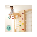 Curious Cub Wooden Wall Mounted Jungle Gym