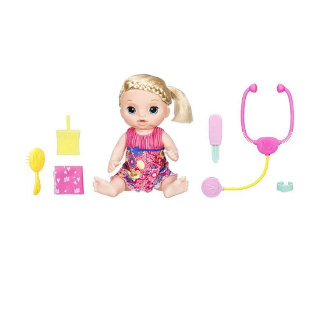 Baby Alive Sweet Tears Baby Blonde Doll Set  (Multicolor)