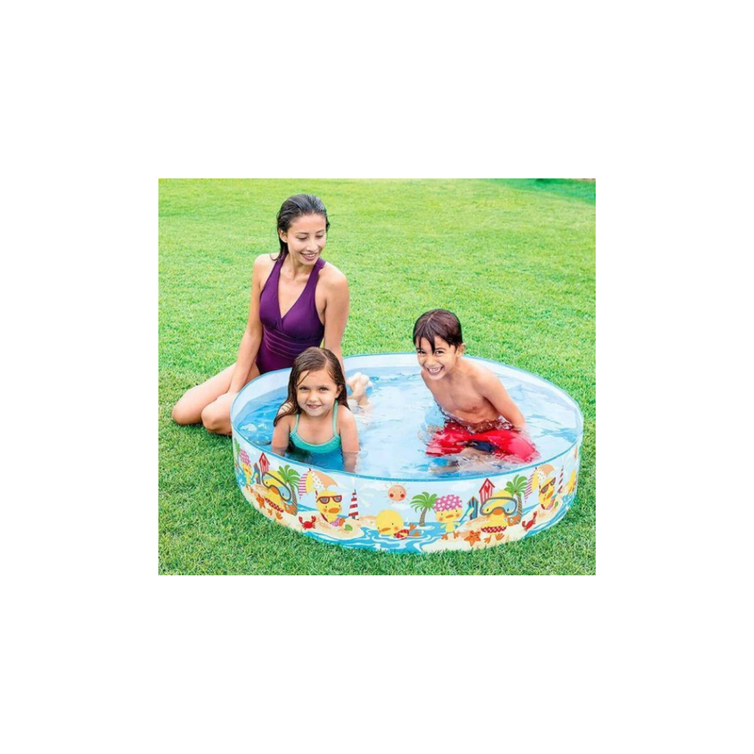 Intex 58477 Ocean Snapset Play Pool | 4 Foot Kids Swimming Pool