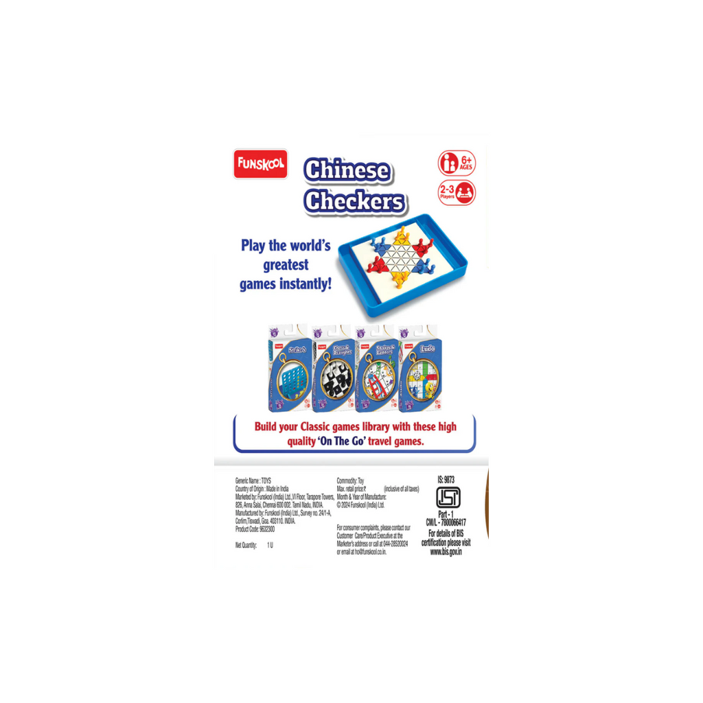 Funskool Travel Chinese Checkers Game