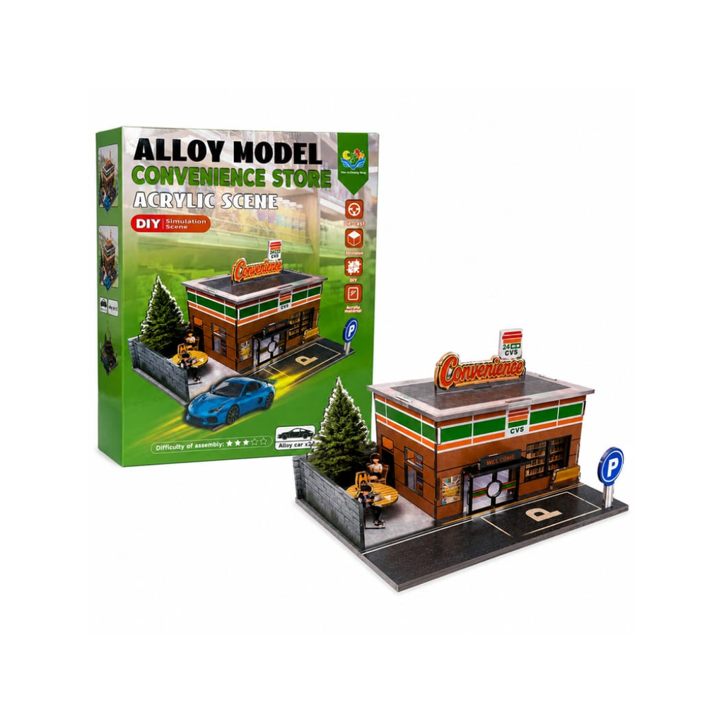 Raimbow Toys Alloy model Gas Station Set