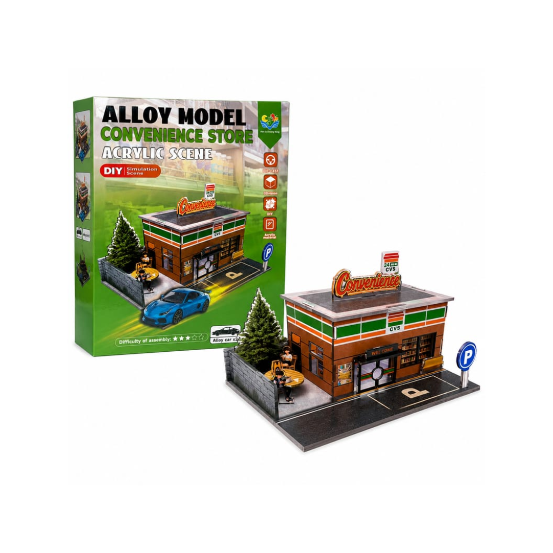 Raimbow Toys Alloy model Gas Station Set