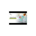 R For Rabbit Joyland Playard For Kids 14-Panel Playard Sturdy and Stable Structure Green White