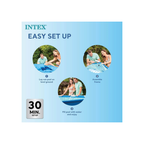 Intex 28272 Rectangular Frame Pool, Blue (9ft x6ft x2.5ft)