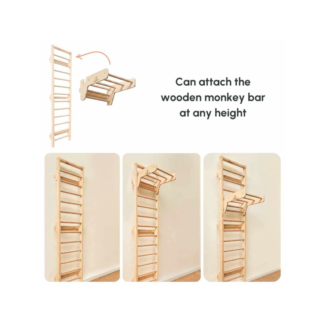 Curious Cub Wooden Ladder (6Feet)