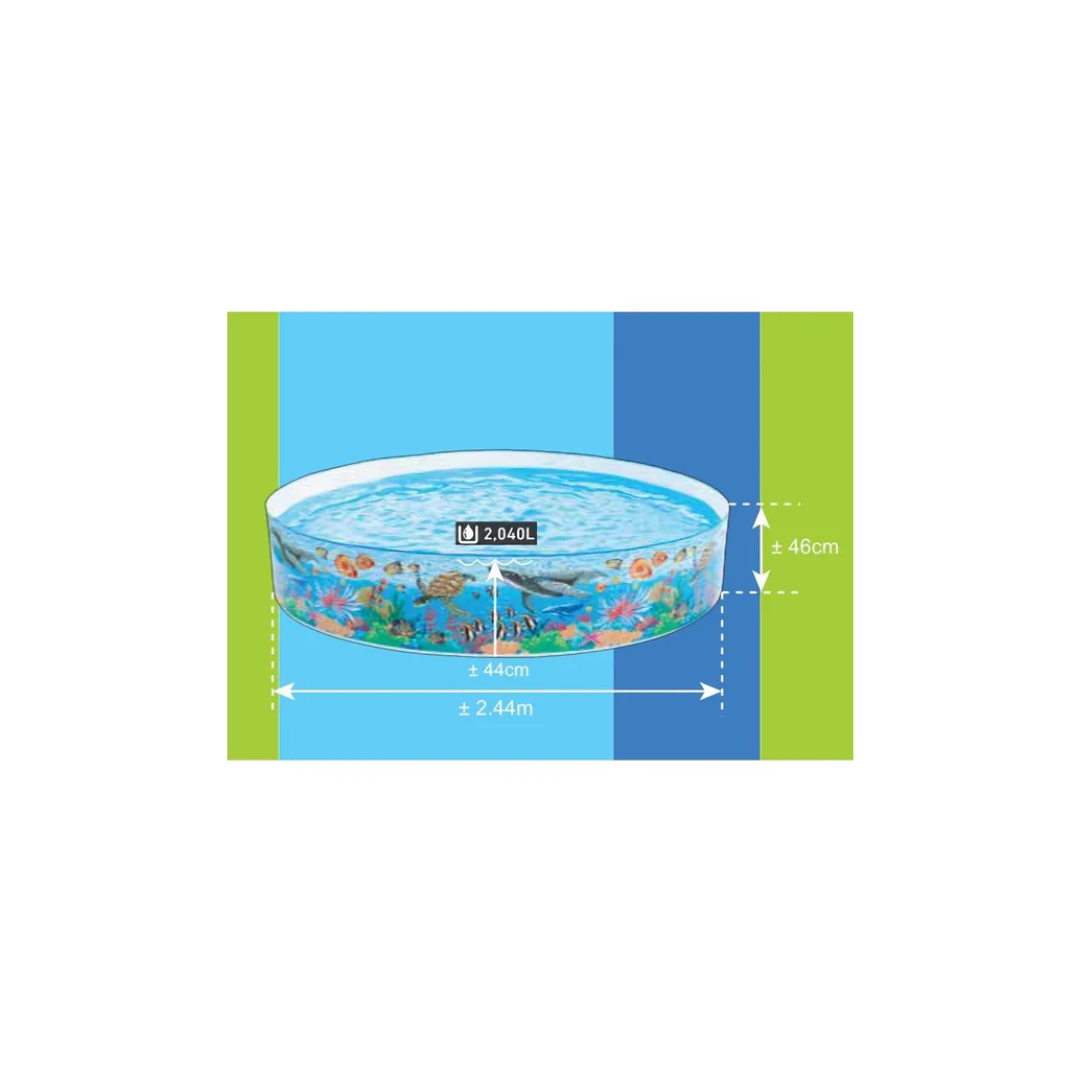 Intex 58472 Pool Hard Coral Reef 8ft