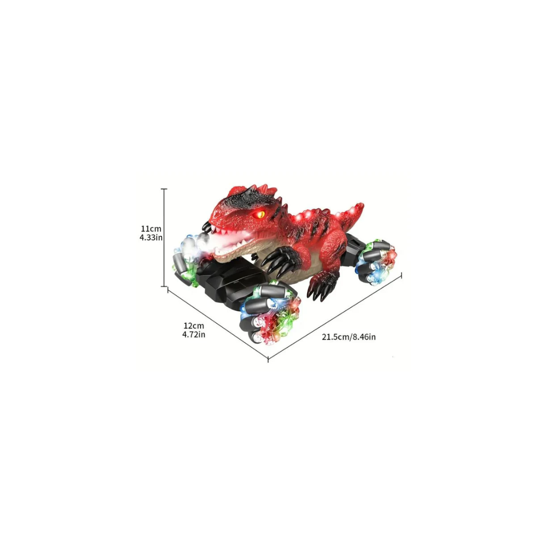 Rainbow Toys Ehtreme Stunt Performance Remote Control Dinosaur Light and Sound Assorted Color