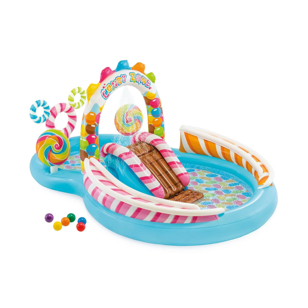 Intex Candy Zone Inflatable Play Center with Slide (57149)