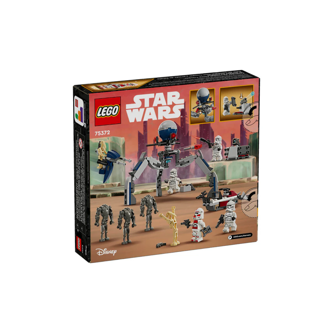 Lego 75372 Star Wars Clone Trooper & Battle Droid Battle Pack (215 Pieces)