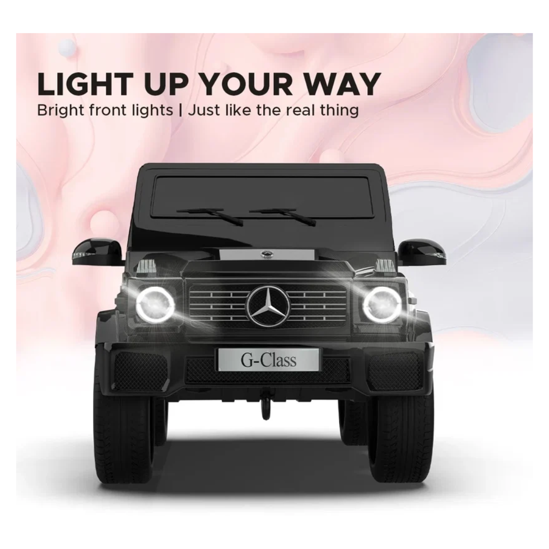 EMotorad Formula Fun Battery Oprated Mercedes Benz G-Wagon Ride-On Car, Black