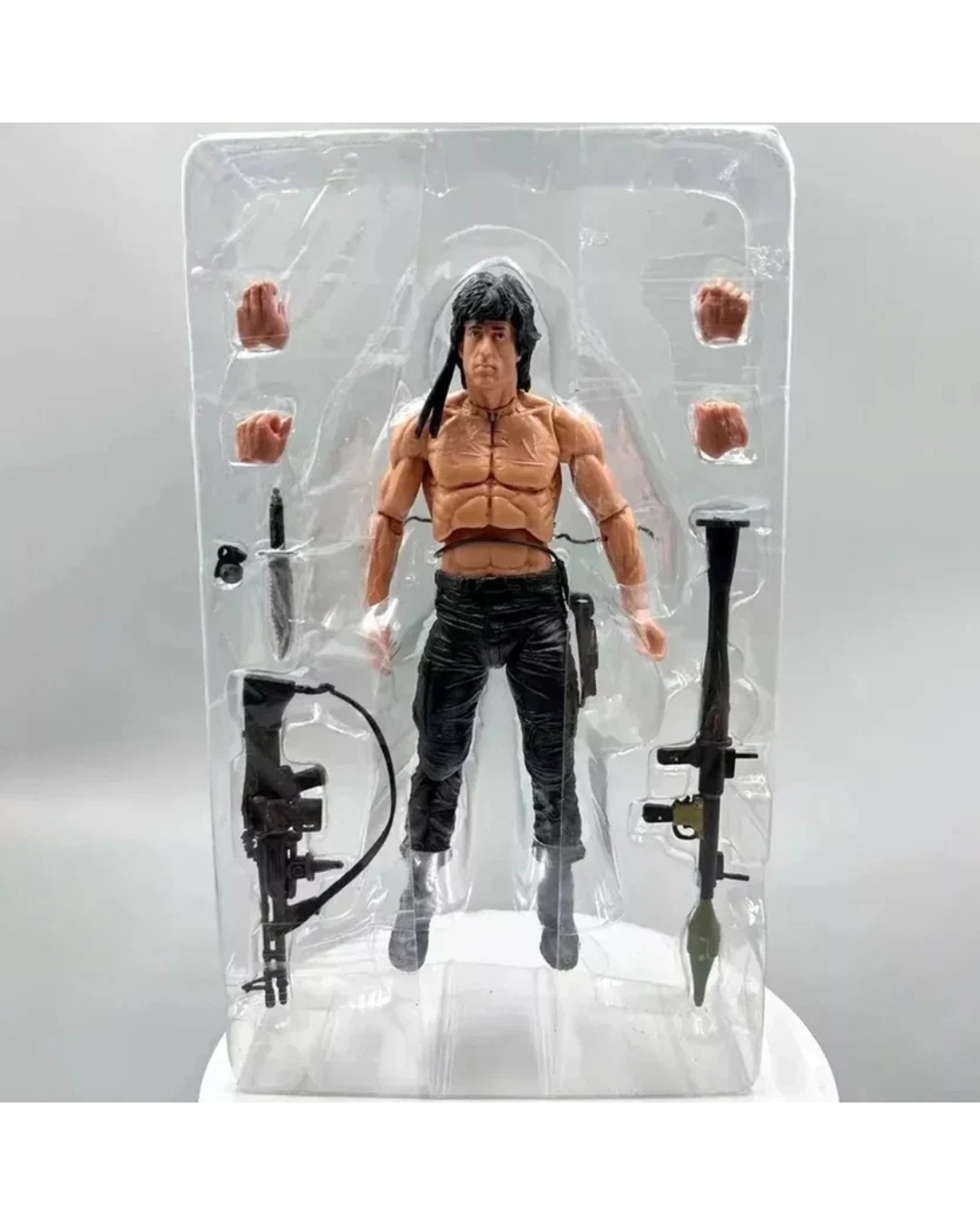 John J. Rambo Action Figure with Accessories Collectible Military Hero
