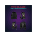 Hookaba Hookaba Dazz Roll Black LED 14 Ltr Sling Backpack